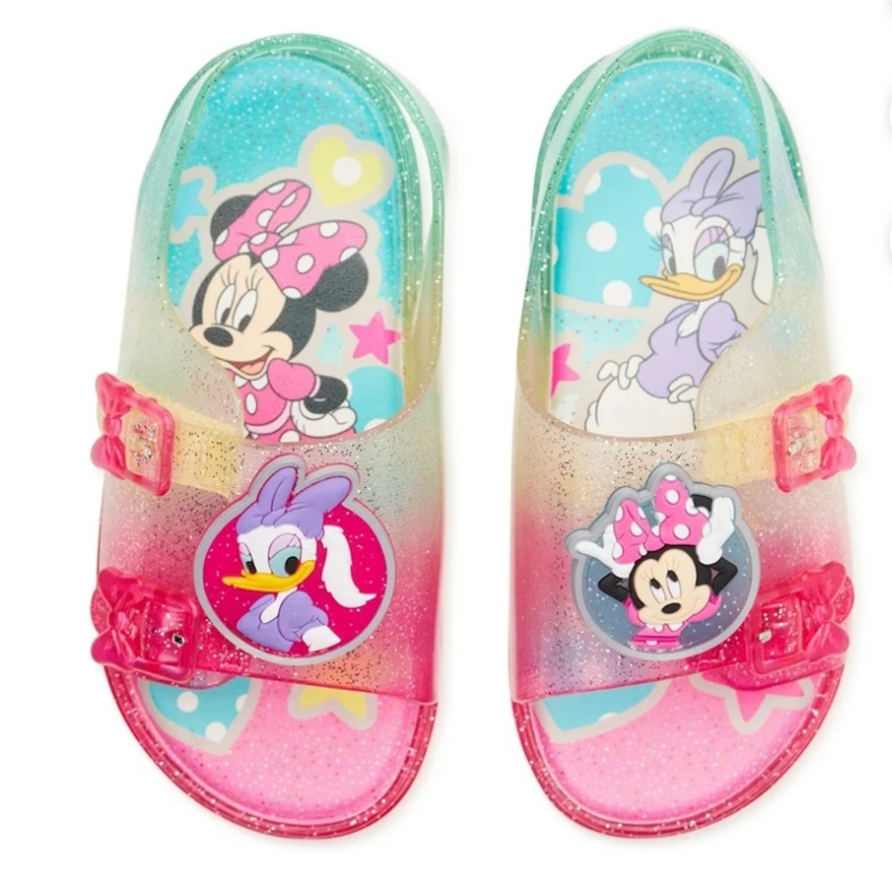 NWOT Minnie Mouse Toddler Jelly Sandals